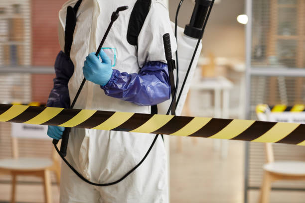 Professional Blood Cleanup technician working in Hamilton, IN